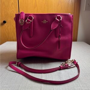 Coach Satchel with Crossbody - Pink